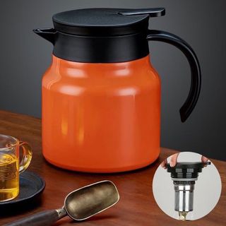 ￼Ấm pha trà, Bình pha trà giữ nhiệt inox dung tích 1000ml