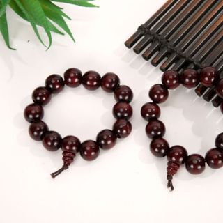 Chuỗi gỗ đeo tay nam 15ly mix hồ lô vòng gỗ phong thủy