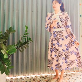 ĐẦM VOAN HOA PHỐI NƠ
