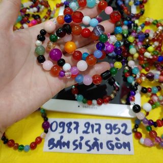 Vòng chuỗi mix đủ màu hot Chuỗi đeo tay đẹp đủ màu sắc