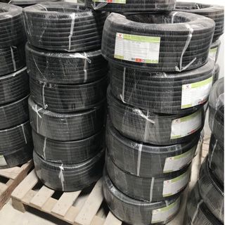 Ống ruột gà lõi thép bọc nhựa PVC loại dày chống thấm dầu, chống nước D20