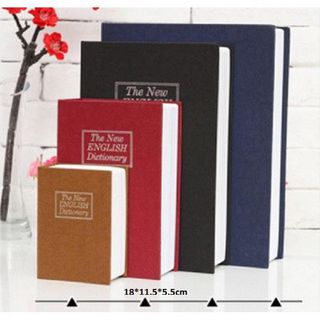 Két sắt mini giả sách Size nhỏ 18x11.5x5.5cm