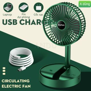 Quạt tích điện SUPER xanh