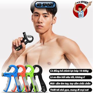 Kìm bóp tay, Kìm tập GYM cơ tay có đồng hồ điều chỉnh lực 10-60kg giá sỉ