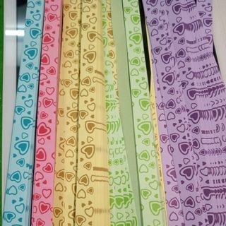 Giấy xếp sao nhiều hoa văn giấy xếp ngôi sao đẹp rẻ vpp