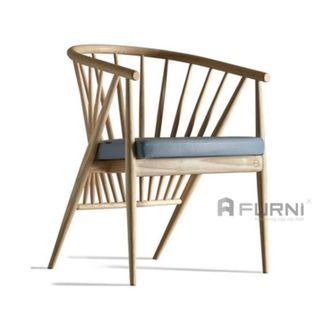 [Thanh lý] Ghế thư giãn bằng gỗ có nệm GENNY FURNI
