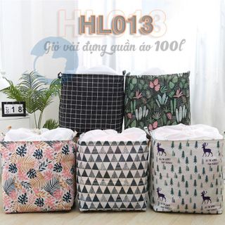 HL013 - Giỏ vải đựng quần áo 100L giá sỉ