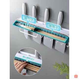 Kệ Để Dao kèm Hộp Đũa Và Móc Treo Đa Năng Ecoco E2028