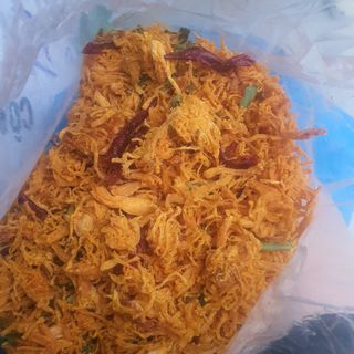 Chà bông xù 2- làm bánh