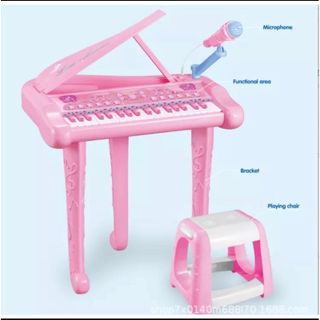 HOTĐÀN PIANO 37 PHÍM CỠ ĐẠI CÓ GHẾ NGỒI KÈM MIC CHUẨN ÂM THANH, KẾT NỐI ĐIỆN THOẠI (PHIÊN BẢN TIẾNG ANH CAO CẤP