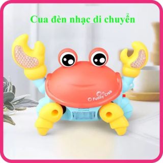 Đồ chơi trẻ em con cua chạy pin phát nhạc và có đèn led lấp lánh