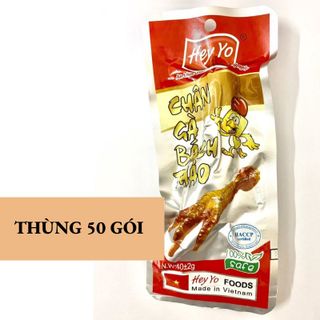 [THÙNG] 50 gói Chân gà cay Hey Yo Vị Bách thảo (Chứng nhận ATTP) giá sỉ