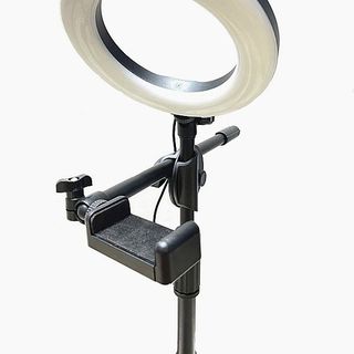 Đèn Live Light Holder kèm giá đỡ 360 loại đặt bàn tiện lợi cao 75cm hỗ trợ quay video - Rabbi VN