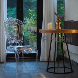 Ghế cafe trong suốt nhựa đúc nhập khẩu Ghost 2A-PC FURNI
