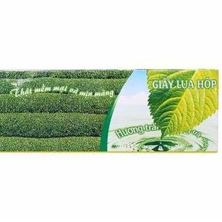 Khăn giấy hộp Pulppy Trà 100 Sheets