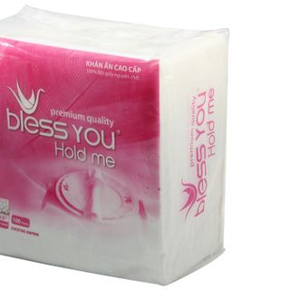 Khăn ăn vuông Bless you 33x33cm 100 tờ (48 xấp/ thùng)