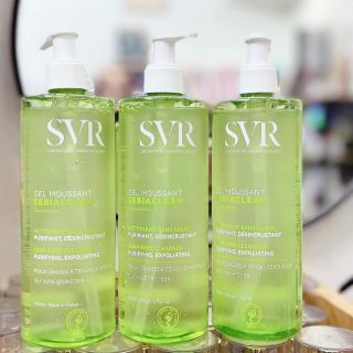 Gel Rửa Mặt SVR Không Chứa Xà Phòng Cho Da Dầu chai 400ml Sebiaclear Gel Moussant