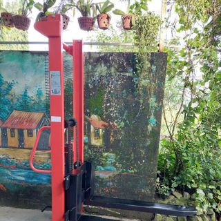 Xe nâng tay cao 1 tấn cao 1m6 giá rẻ TpHCM