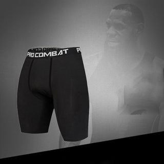 Quần đùi tập gym nam COMBAT co giãn 4 chiều cao cấp