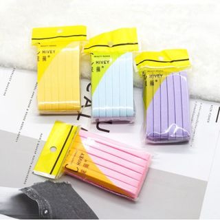 HL088-Bông nở rửa mặt bọt biển Chivey 12 miếng bông mút nén tẩy trang vệ sinh da mặt dai mềm mịn nhiều màu sắc