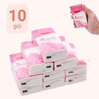 Khăn giấy bỏ túi Bless you (10 gói/lốc)