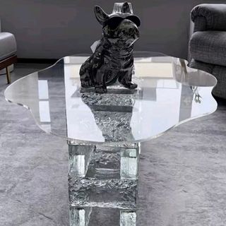 Bàn trà decor Acrylic trong suốt cao cấp - DTC Luxury