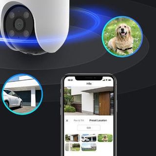 Camera Ezviz H8C 2K 3MP xoay wifi ngoài trời, đèn còi báo động, đàm thoại 2 chiều
