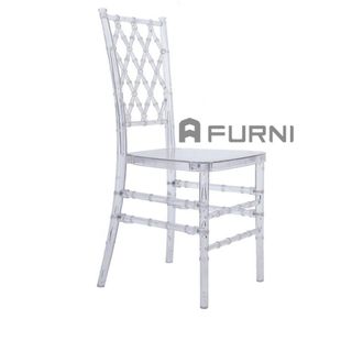 Ghế nhà hàng tiệc cưới nhựa trong suốt kiểu dáng đẹp Tiffany 2A-PC FURNI