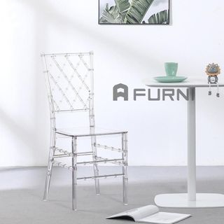 Ghế nhà hàng tiệc cưới nhựa trong suốt kiểu dáng đẹp Tiffany 2A-PC FURNI