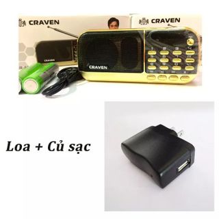 Máy MP3 Mini Caraven CR_ 836S, Pin Siêu Trâu - Bh 6 Tháng