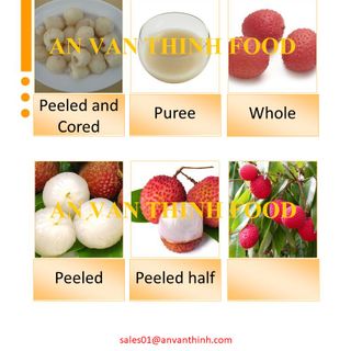 VẢI ĐÔNG LẠNH, VẢI THIỀU ĐÔNG LẠNH, IQF LYCHEE / LITCHI / LICHEE, FROZEN LYCHEE TO EXPORT FROM AN VAN THINH FOOD COMPANY