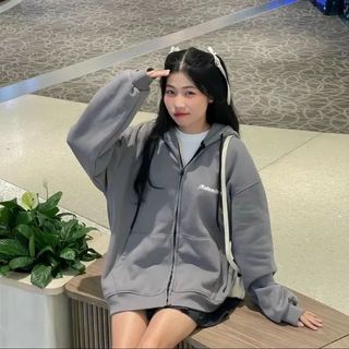 Áo khoác chống nắng in C.Lclub form rộng unisex