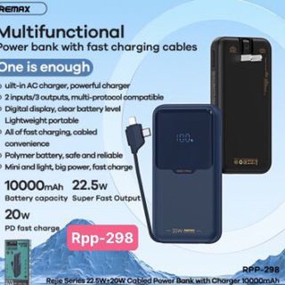Sạc Dự Phòng điện thoại Remax Chính Hãng Rpp-298