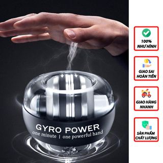 Bóng tập cổ tay Gyro Ball thiết kế xoay tròn, bóng dùng lực xoay tự động giúp nâng tầm sức mạnh cơ tay
