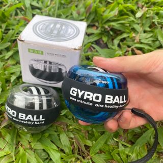 Bóng tập cổ tay Gyro Ball thiết kế xoay tròn, bóng dùng lực xoay tự động giúp nâng tầm sức mạnh cơ tay