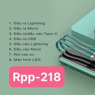Sạc Dự Phòng Remax Chính Hãng Rpp-218