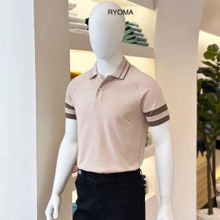 Áo polo phối raglan
