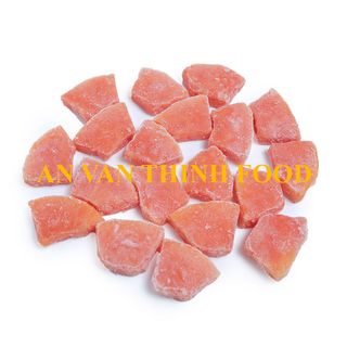 ĐU ĐỦ ĐÔNG LẠNH, ĐU ĐỦ ĐỎ ĐÔNG LẠNH, IQF RED PAPAYA, IQF PAPAYA, FROZEN RED PAPAYA, FROZEN PAPAYA - AN VAN THINH FOOD