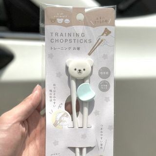 Đũa nhựa tập ăn cho bé hàng nội địa Nhật Bản