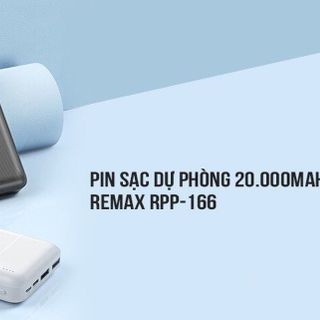 Pin Sạc Dự Phòng Remax Chính Hãng Rpp-166 giá sỉ