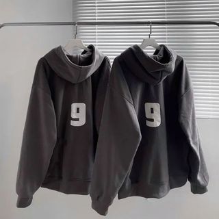áo hoodie mềm mịn nón 2 lớp có nút bấm in hình Wish Nown nổi chất dày dặn from dưới 70kg