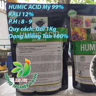 Humic Acid Mỹ Gói 1Kg - Dạng Miễng Chính Hãng