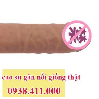 Bao cao su gân nổi giống thật