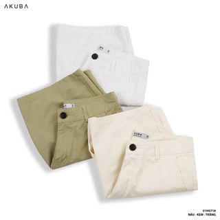 QUẦN SHORT KAKI AKUBA 01H0718