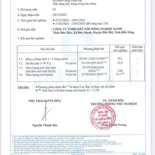 Humic Acid Trung Quốc Bao 25Kg