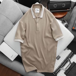 Áo thun polo nam, áo thun cổ bẻ nam cao cấp, chất 100% cotton tổ ong , co giãn 4c , bo dệt phối sọc tinh tế , dày đồng chất - size từ 50kg - 80kg