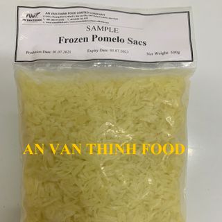 BƯỞI ĐÔNG LẠNH, TÉP BƯỞI ĐÔNG LẠNH, BƯỞI PUREE ĐÔNG LẠNH, MÚI BƯỞI ĐÔNG LẠNH, IQF POMELO, FROZEN POMELO PULP/ PUREE / JUICE TO EXPORT FROM AN VAN THINH FOOD COMPANY