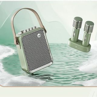 Bộ Loa Karaoke 2 Mic Bluetooth Songbird Chính Hãng Divoom, Công Suất Lớn 50W, Thời Gian Nghe Nhạc Lên Đến 6 Giờ