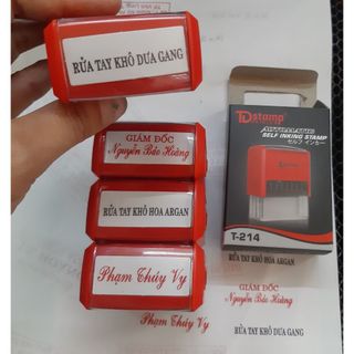 Mộc tên khắc dấu 1 dòng
