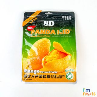 Kẹo dẻo xoài lột vỏ 8D Panda Kid túi 208g